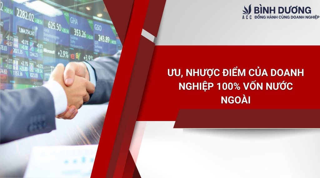 Ưu, nhược điểm của doanh nghiệp 100% vốn nước ngoài