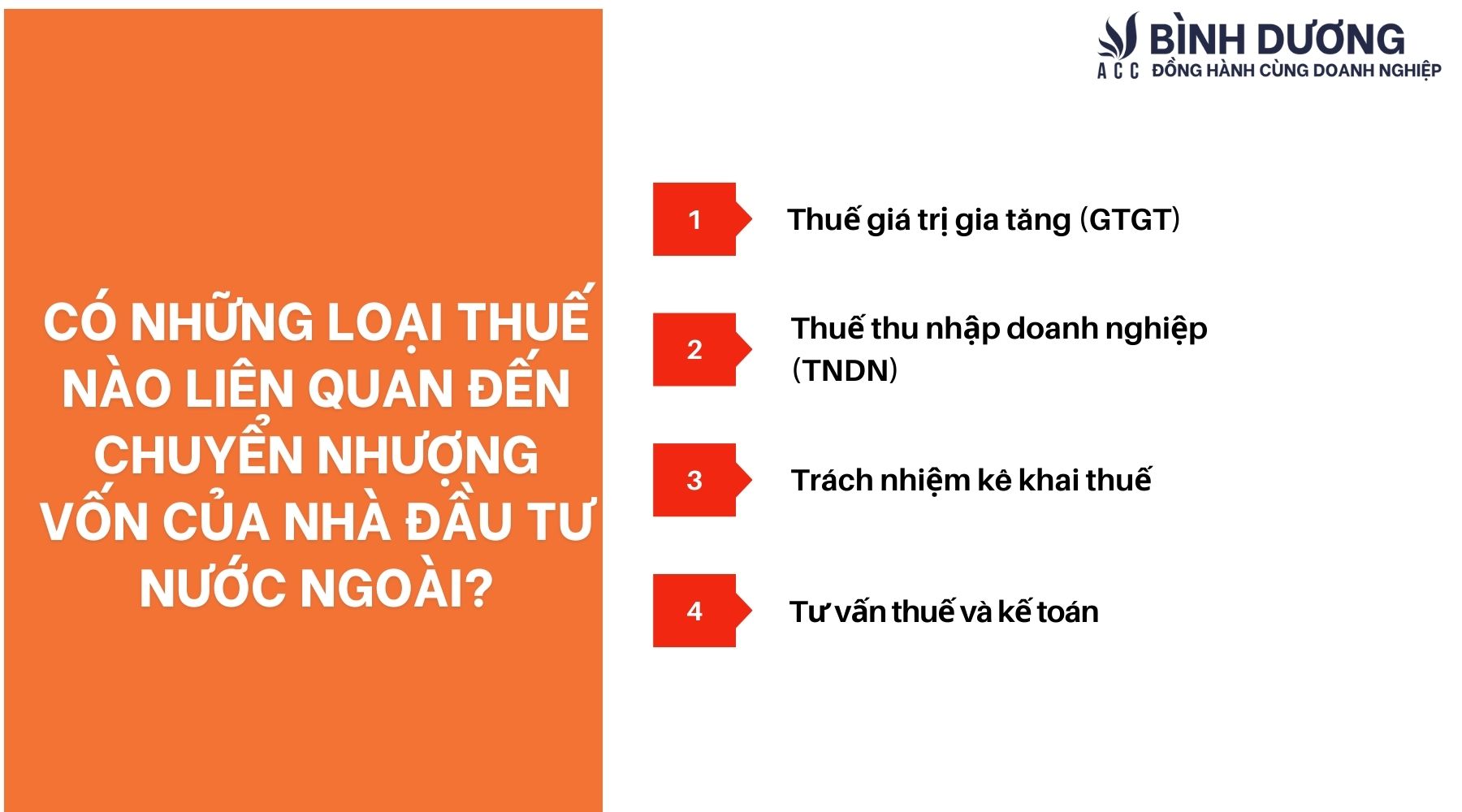 Có những loại thuế nào liên quan đến chuyển nhượng vốn của nhà đầu tư nước ngoài?