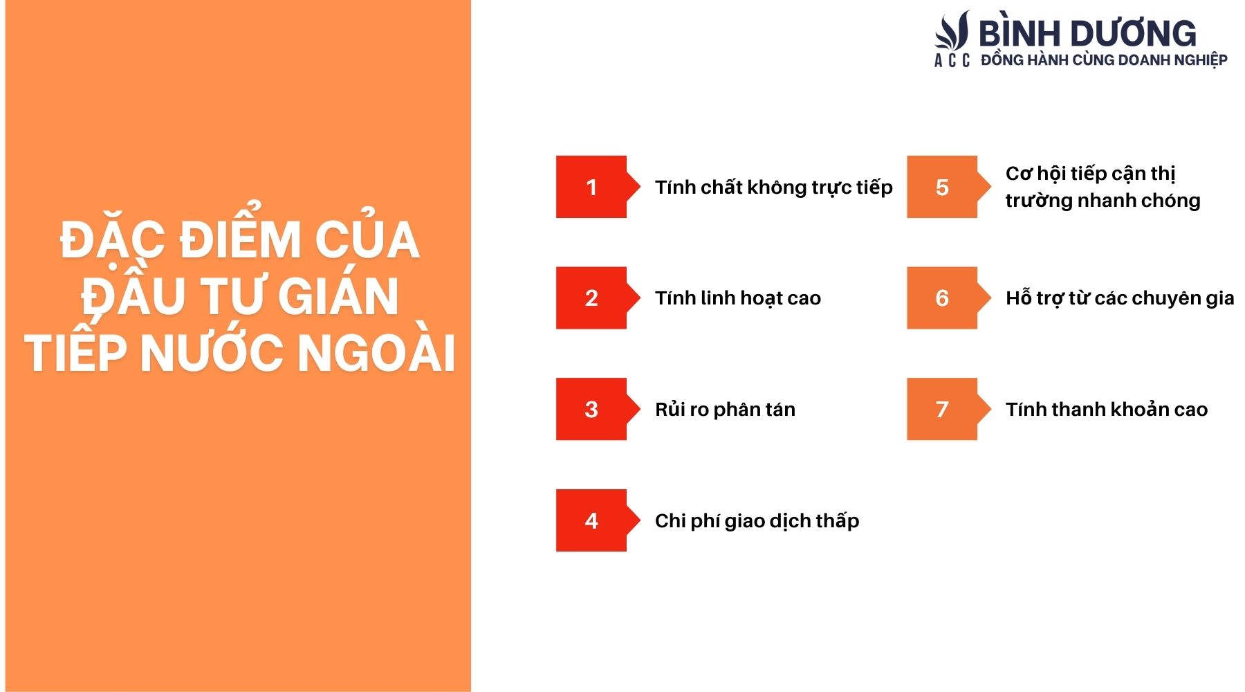 Đặc điểm của đầu tư gián tiếp nước ngoài