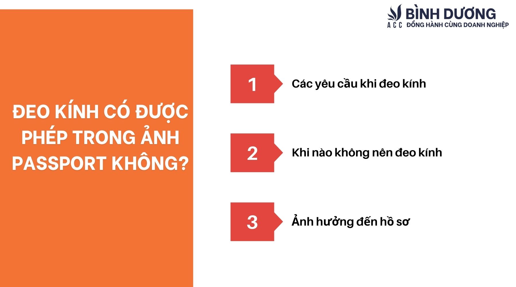 Đeo kính có được phép trong ảnh passport không?