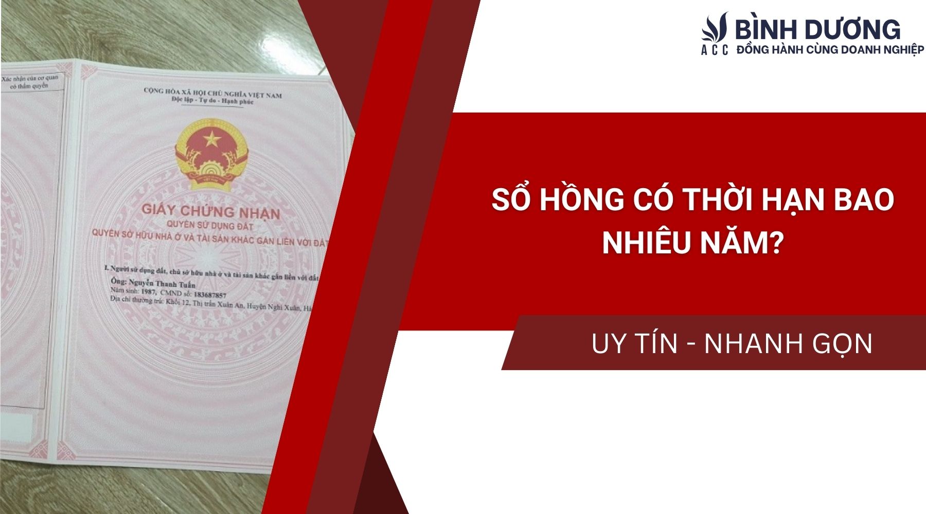 Sổ hồng có thời hạn bao nhiêu năm?