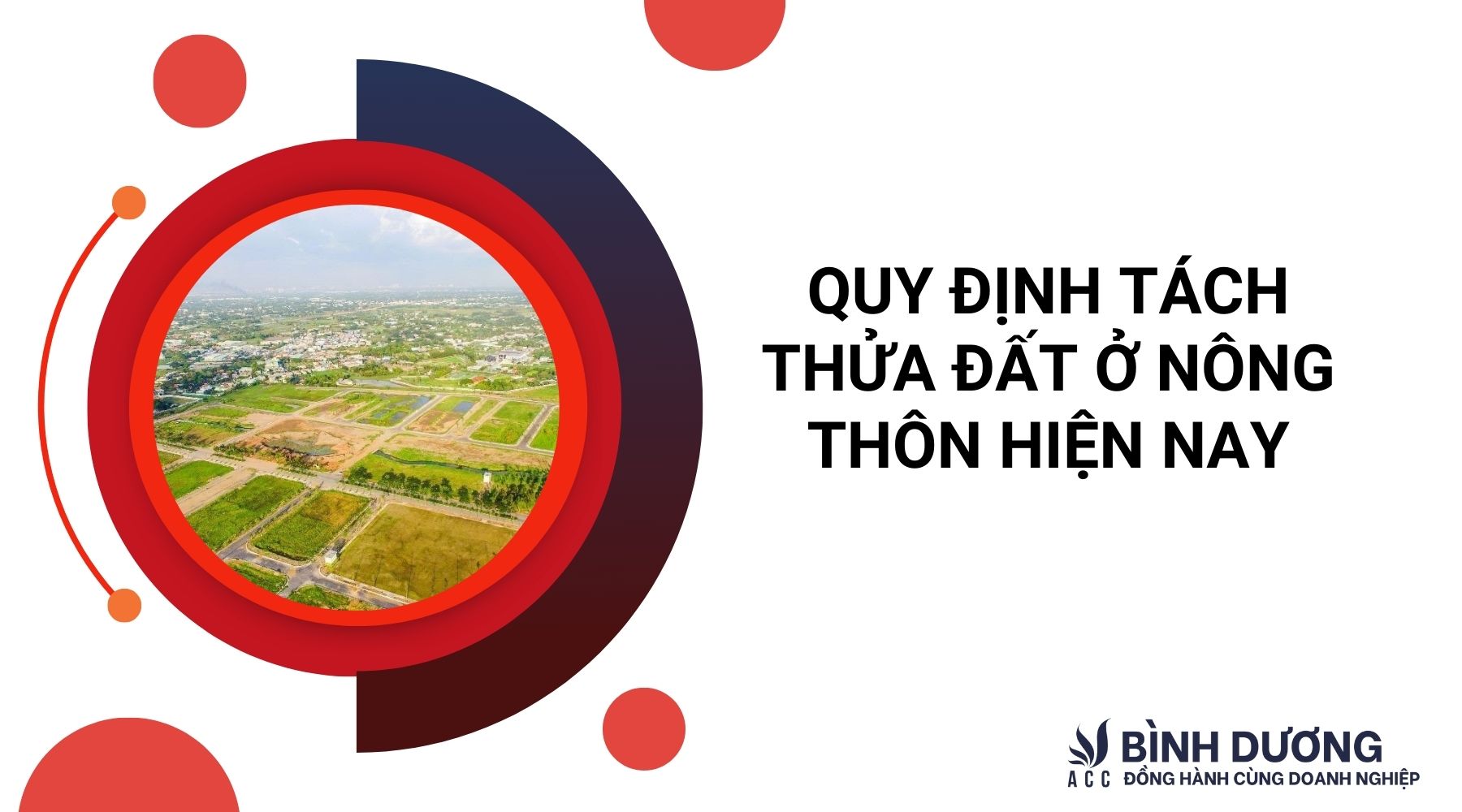 Quy định tách thửa đất ở nông thôn hiện nay