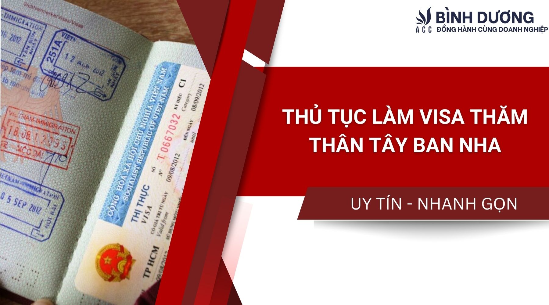 Thủ tục làm visa thăm thân Tây Ban Nha