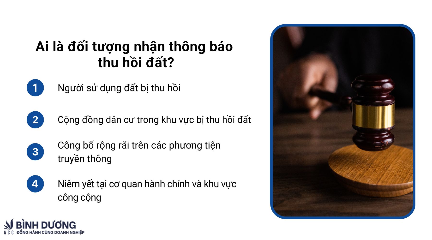 Ai là đối tượng nhận thông báo thu hồi đất?