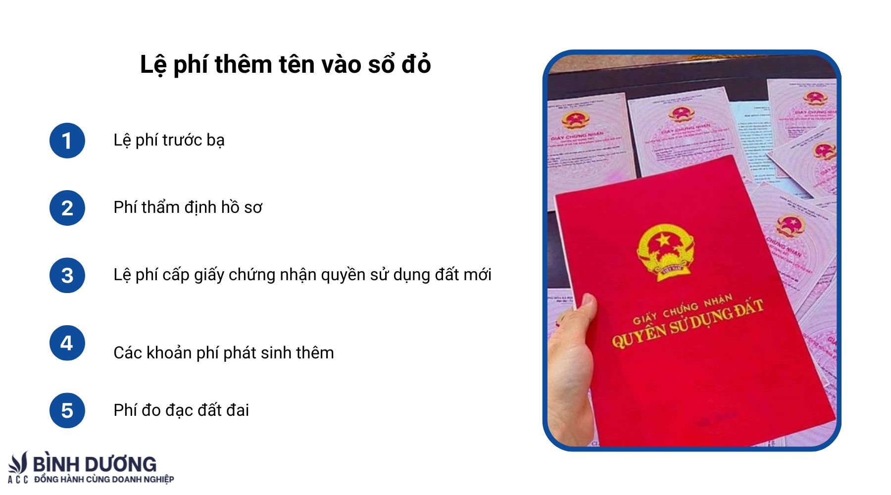 Chi tiết các bước thêm tên vào sổ đỏ
