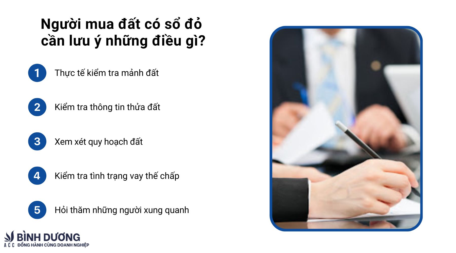 Hướng dẫn thủ tục mua bán đất có sổ đỏ