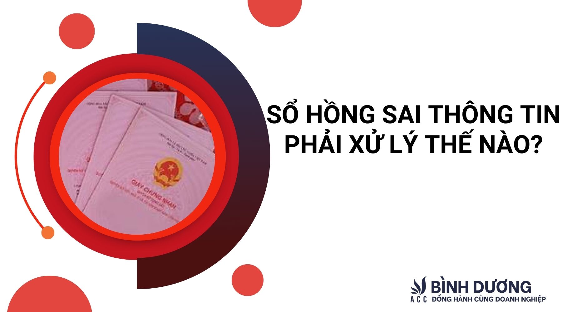 Sổ hồng sai thông tin phải xử lý thế nào?