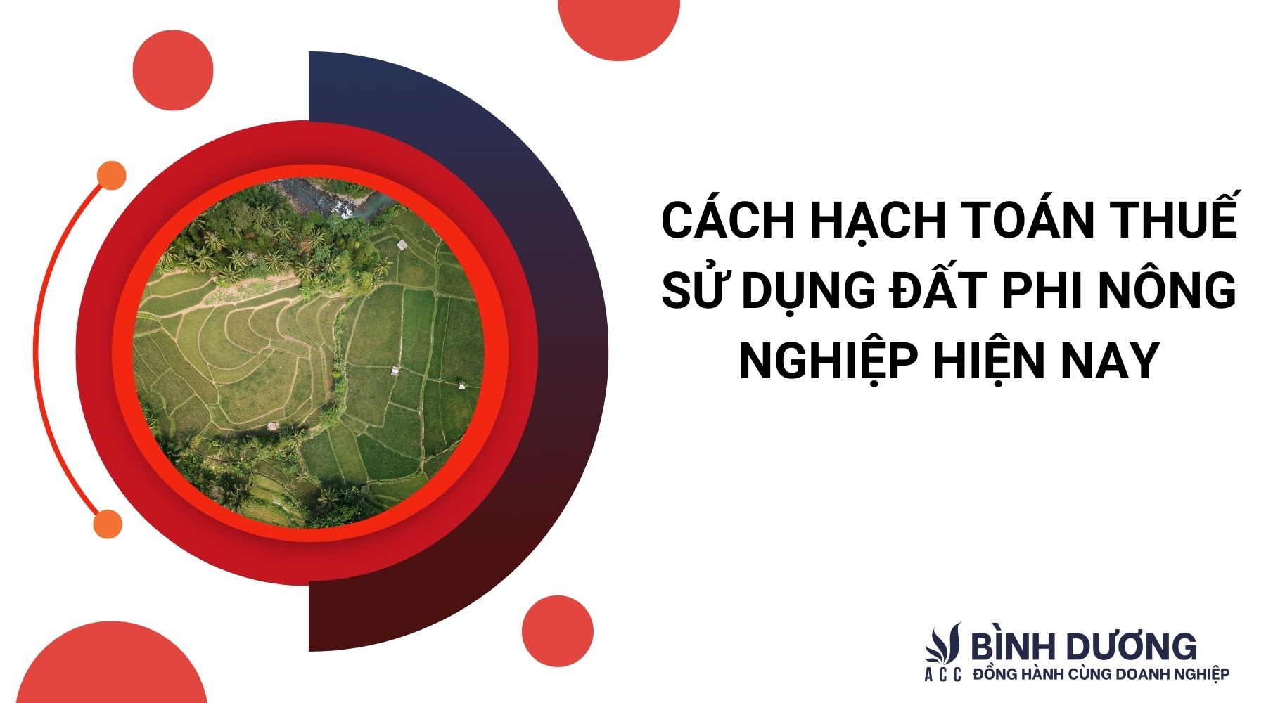 Cách hạch toán thuế sử dụng đất phi nông nghiệp hiện nay