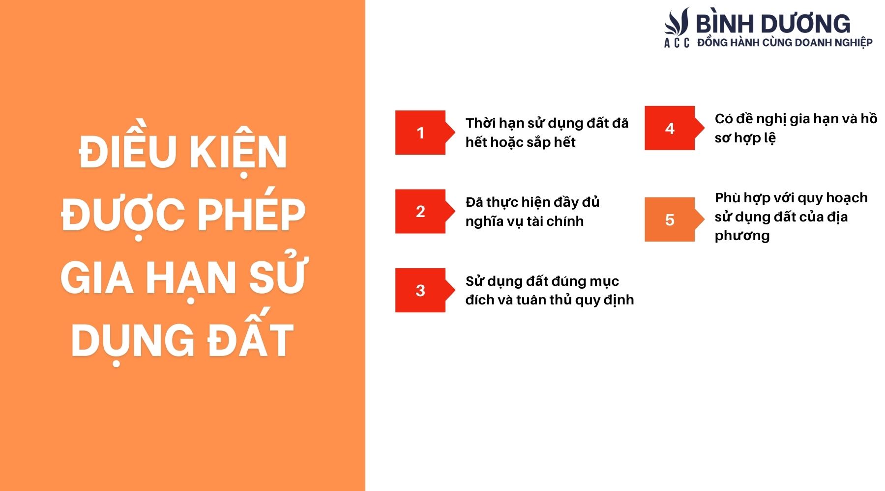 Các trường hợp không được gia hạn sử dụng đất