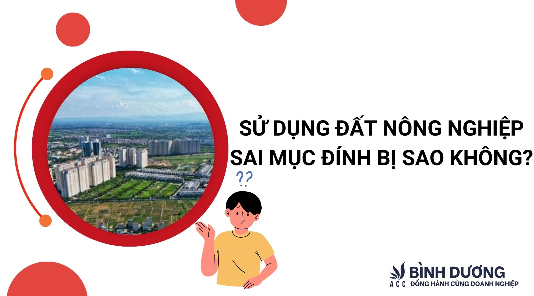 Sử dụng đất nông nghiệp sai mục đích bị sao không?