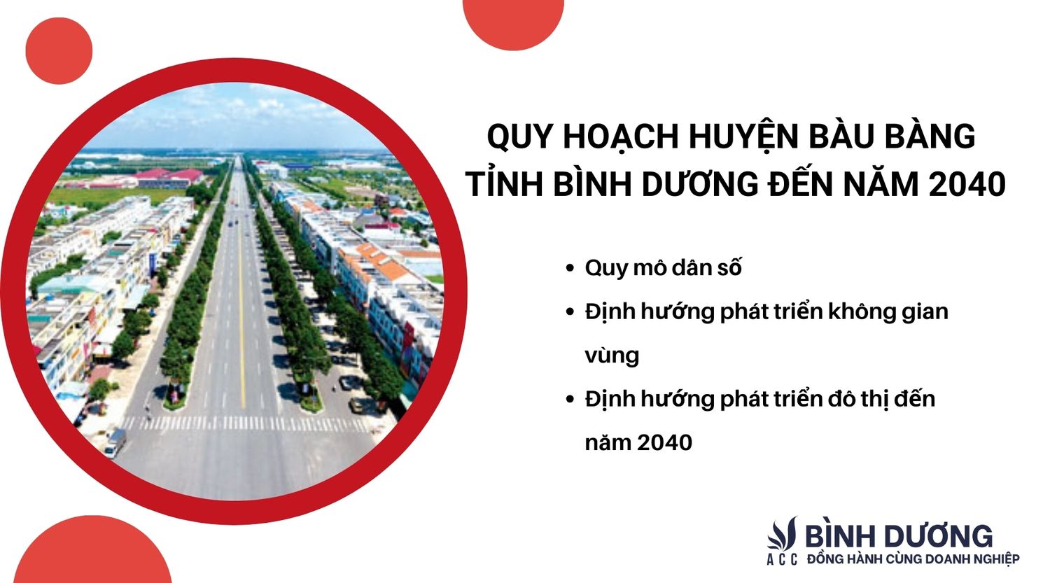 Quy hoạch huyện Bàu Bàng tỉnh Bình Dương đến năm 2040