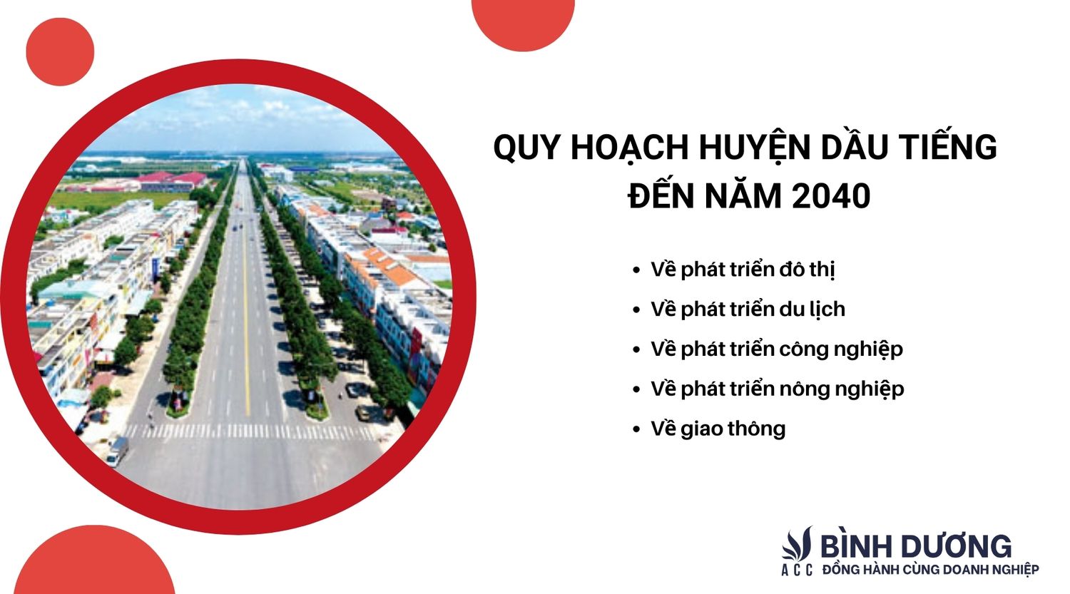 Quy hoạch huyện Dầu Tiếng đến năm 2040