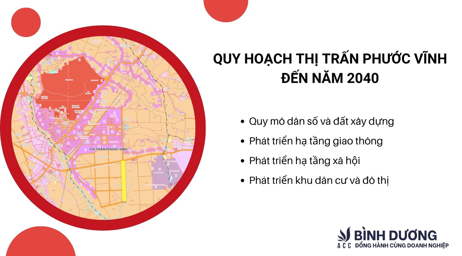 Quy hoạch thị trấn Phước Vĩnh đến năm 2040