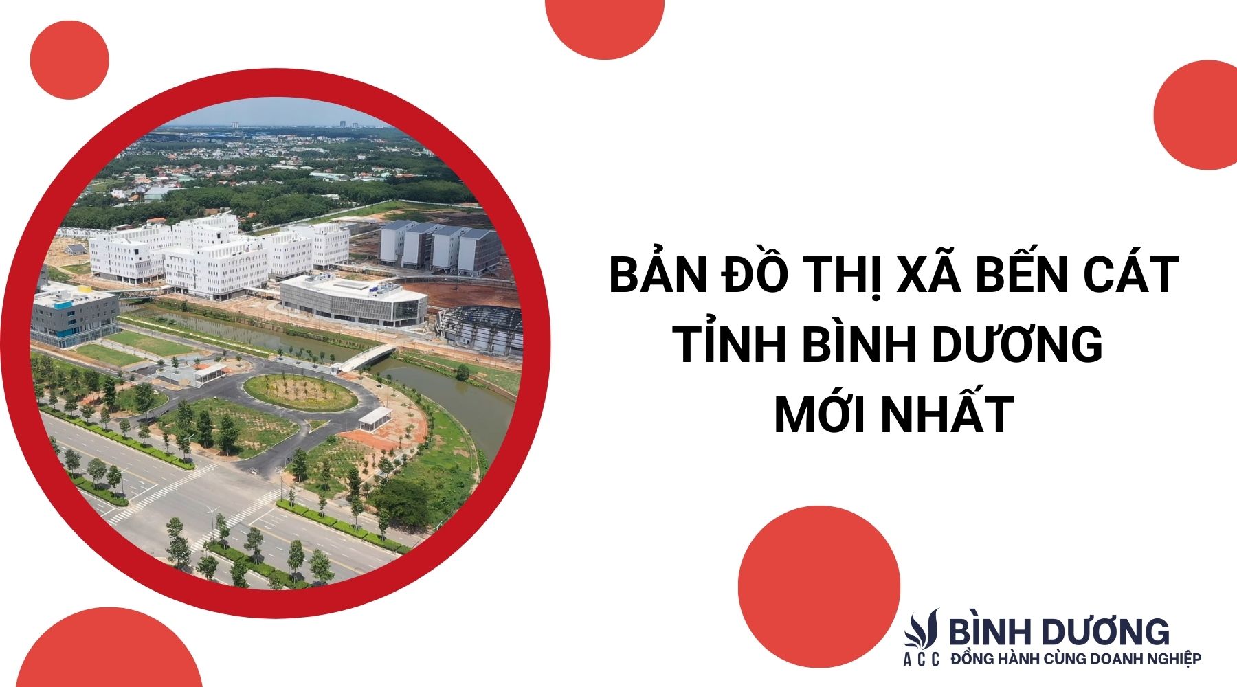 Bản đồ thị xã Bến Cát tỉnh Bình Dương mới nhất