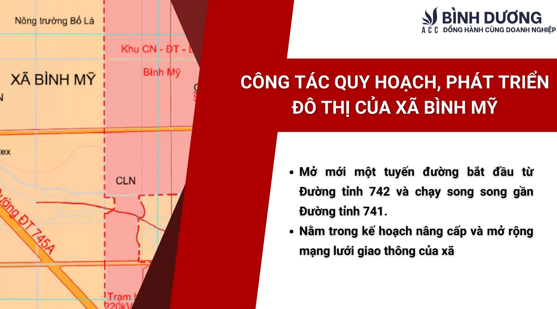 Công tác quy hoạch, phát triển đô thị của xã Bình Mỹ huyện Bắc Tân Uyên