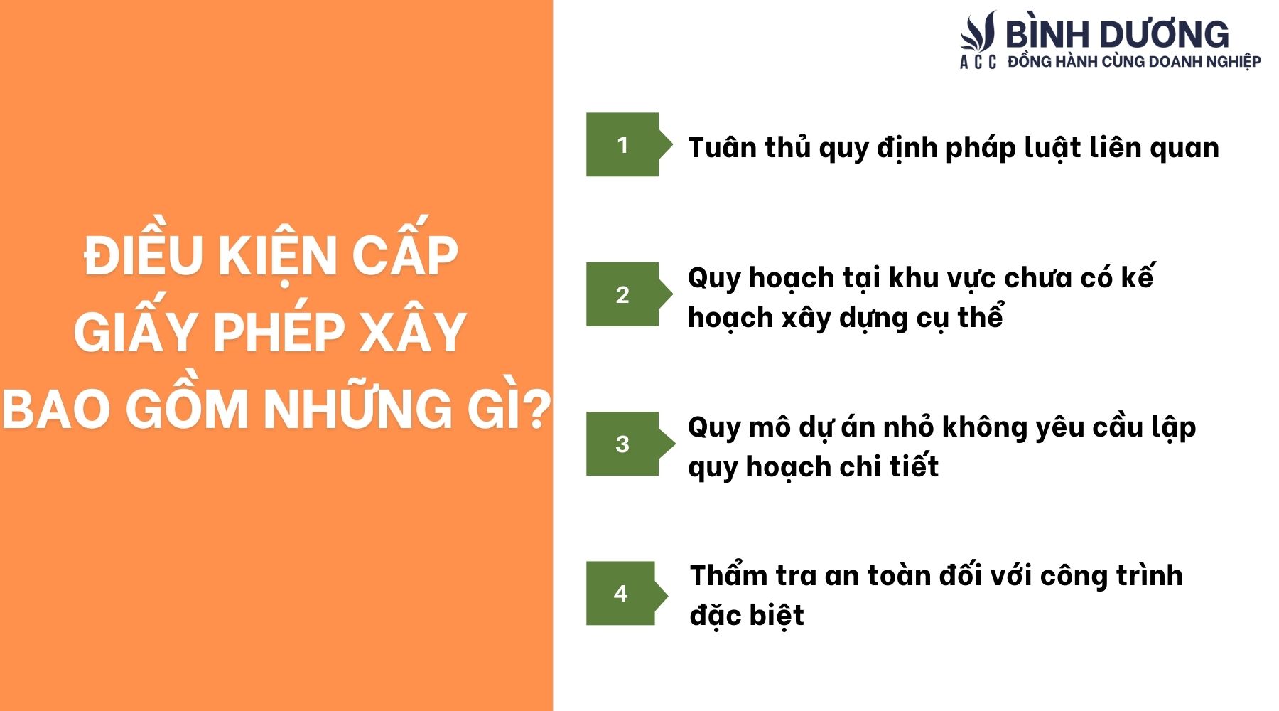 Điều kiện cấp giấy phép xây bao gồm những gì