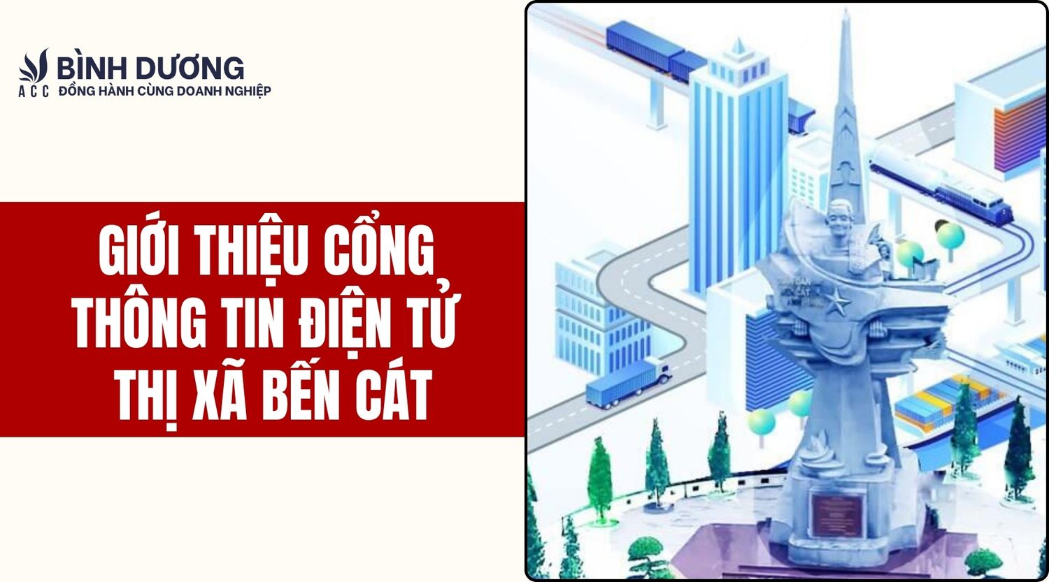 Giới thiệu Cổng Thông tin Điện tử Thị xã Bến Cát