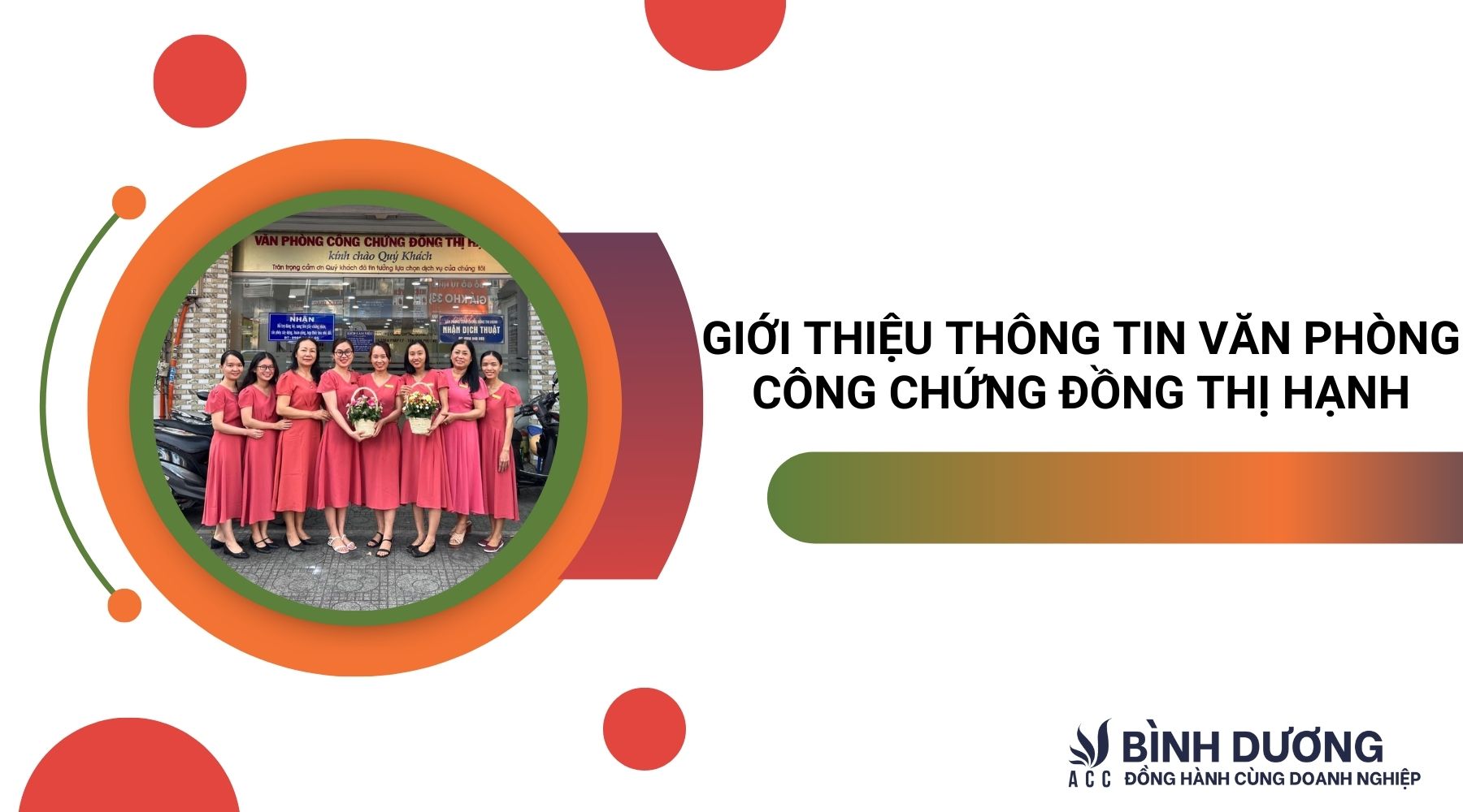 Giới thiệu thông tin văn phòng công chứng Đồng Thị Hạnh
