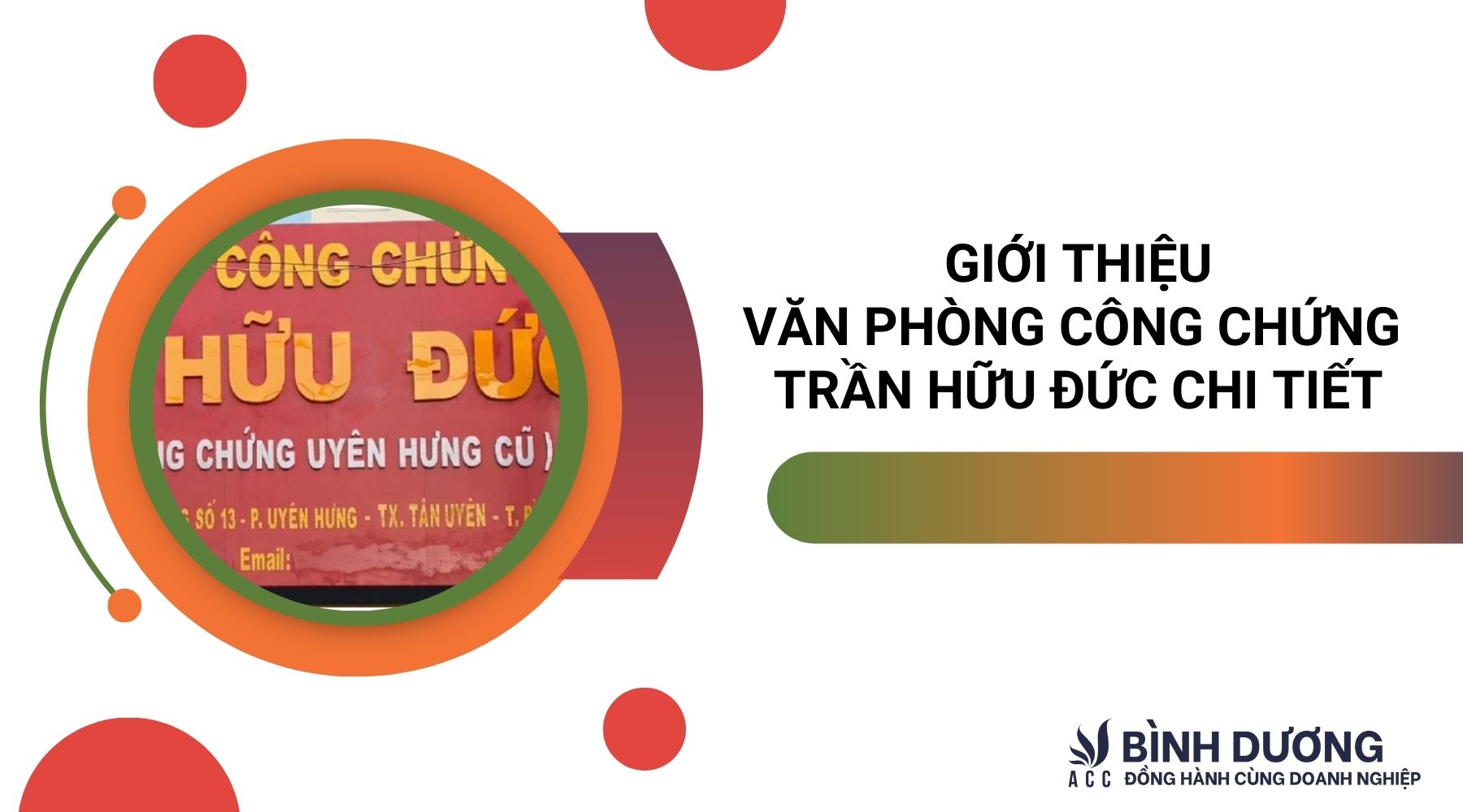 Giới thiệu văn phòng công chứng Trần Hữu Đức chi tiết