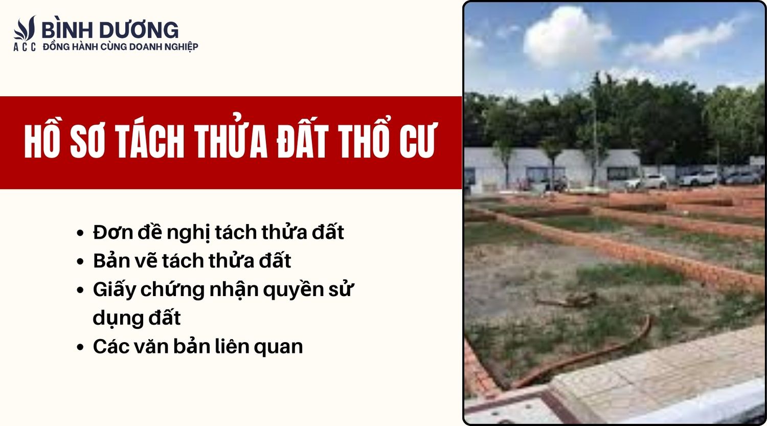 Hồ sơ tách thửa đất thổ cư