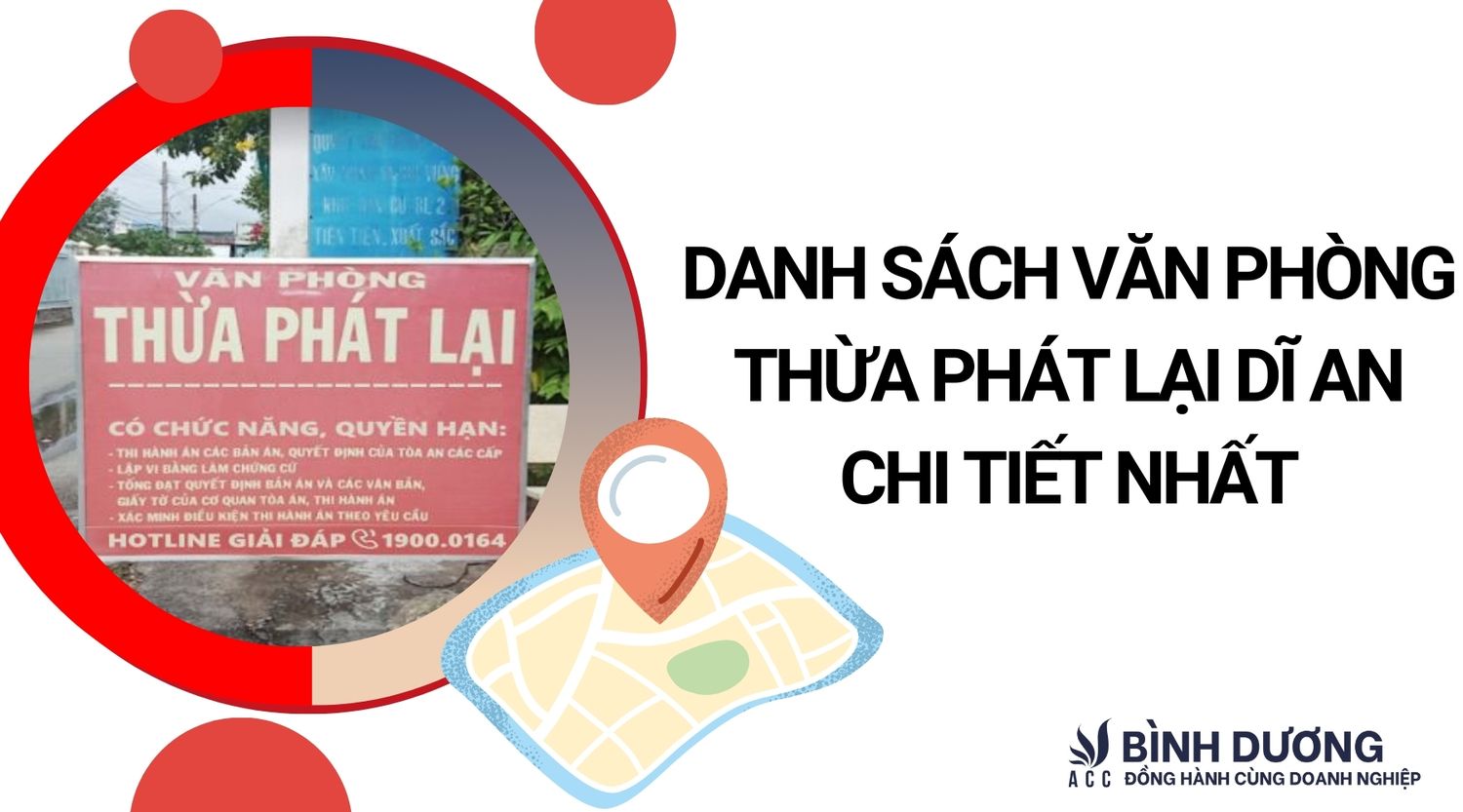 Danh sách văn phòng thừa phát lại Dĩ An chi tiết nhất