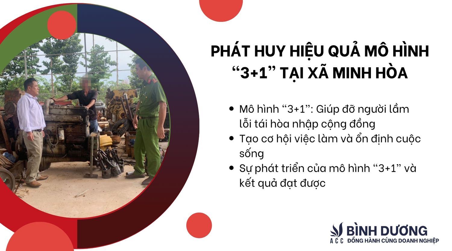 Phát huy hiệu quả mô hình “3+1” tại xã Minh Hòa