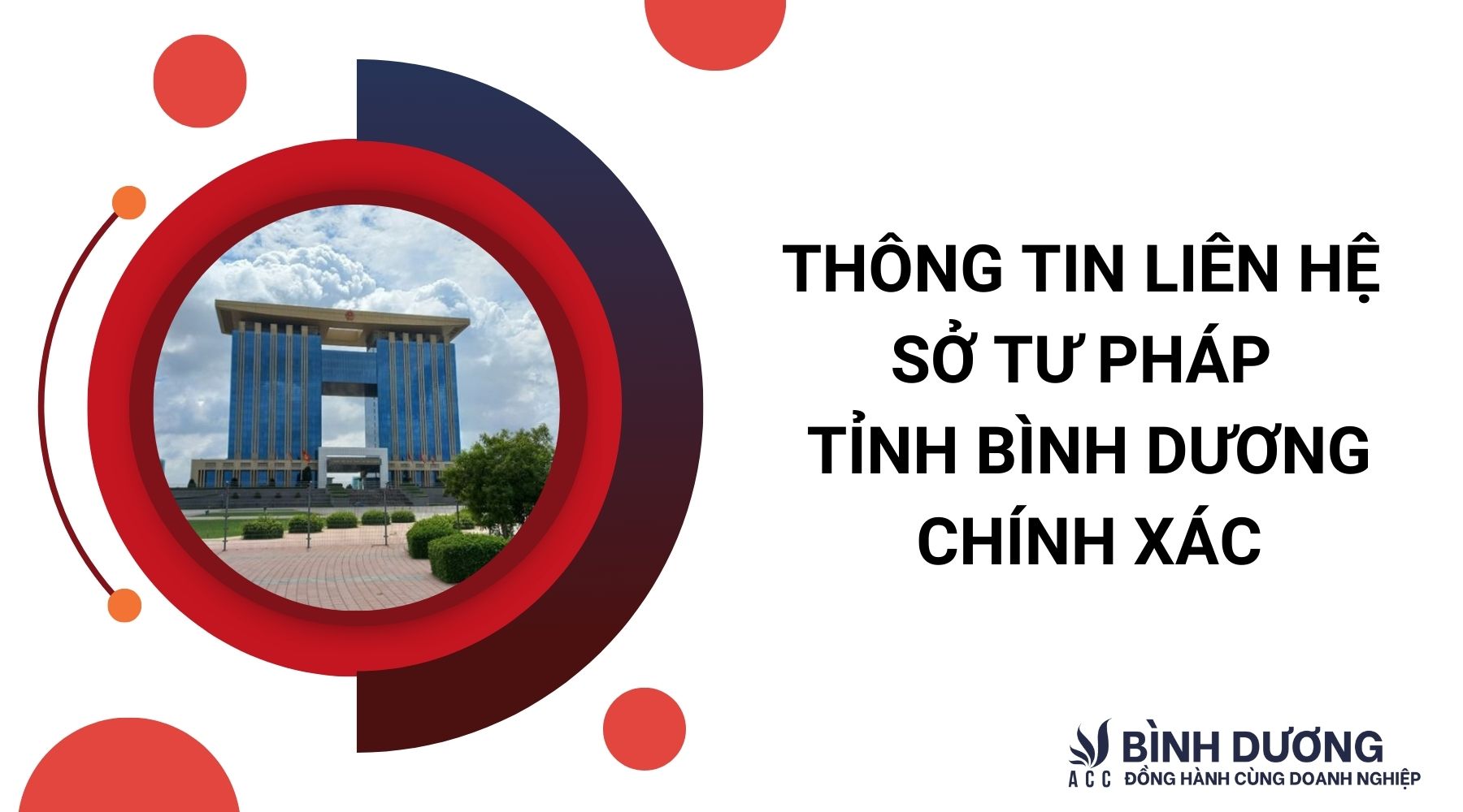 Thông tin liên hệ Sở Tư pháp tỉnh Bình Dương chính xác