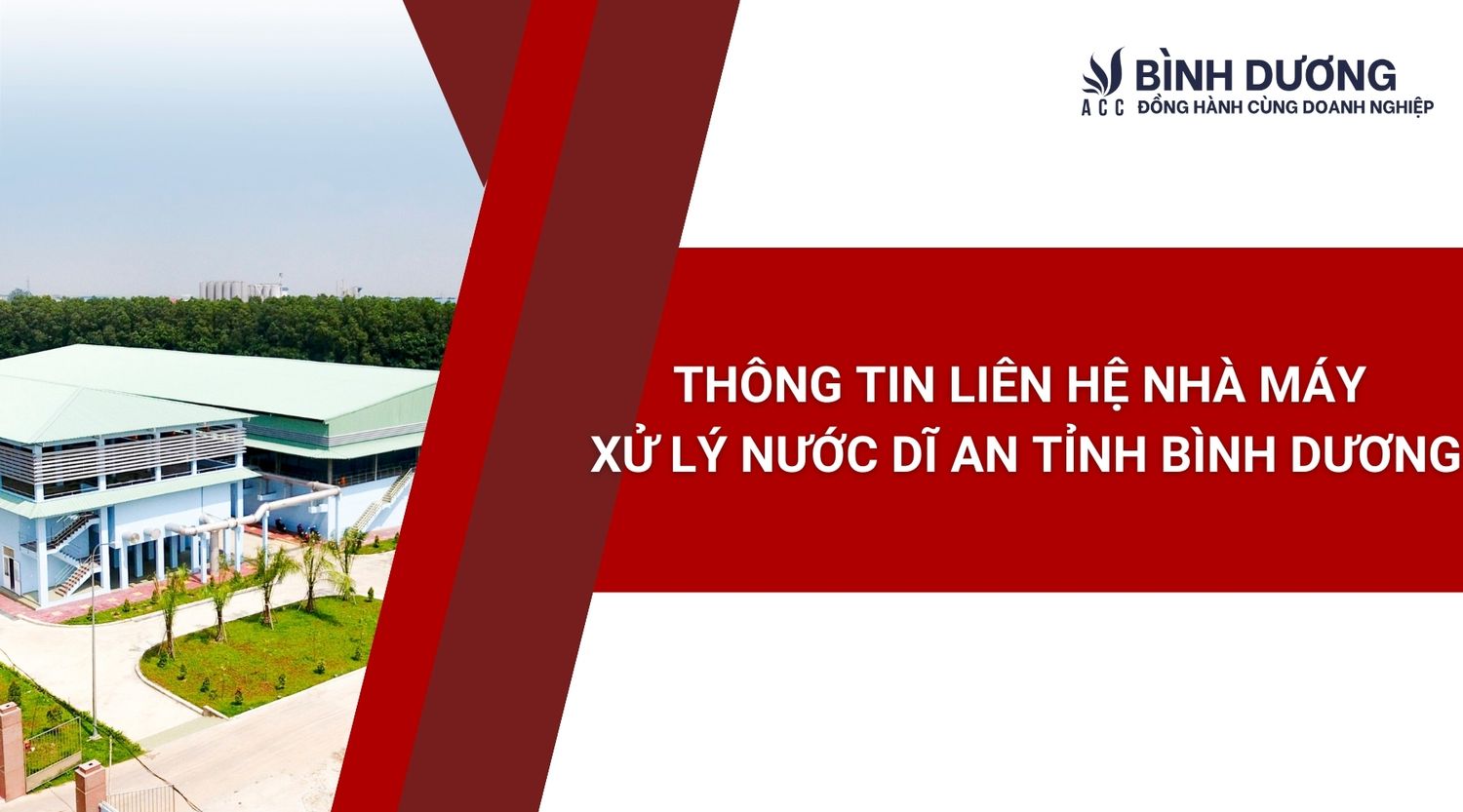 Thông tin liên hệ nhà máy xử lý nước Dĩ An tỉnh Bình Dương