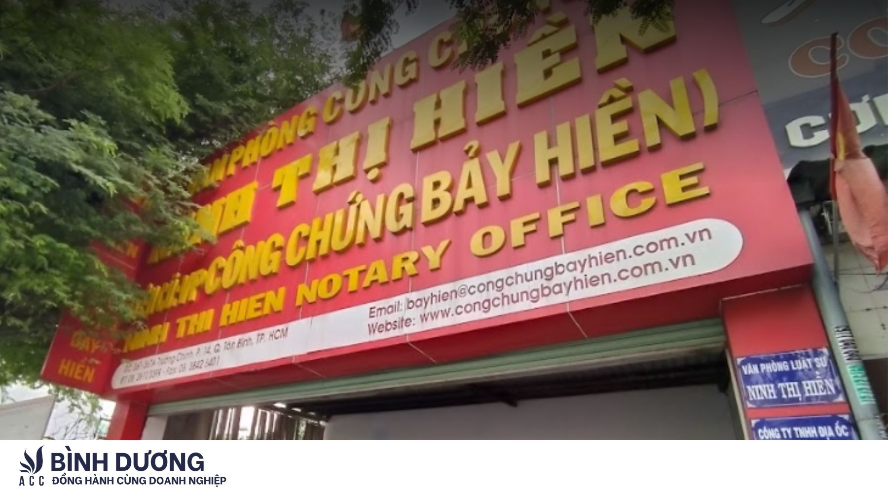 Văn phòng công chứng Ninh Thị Hiền