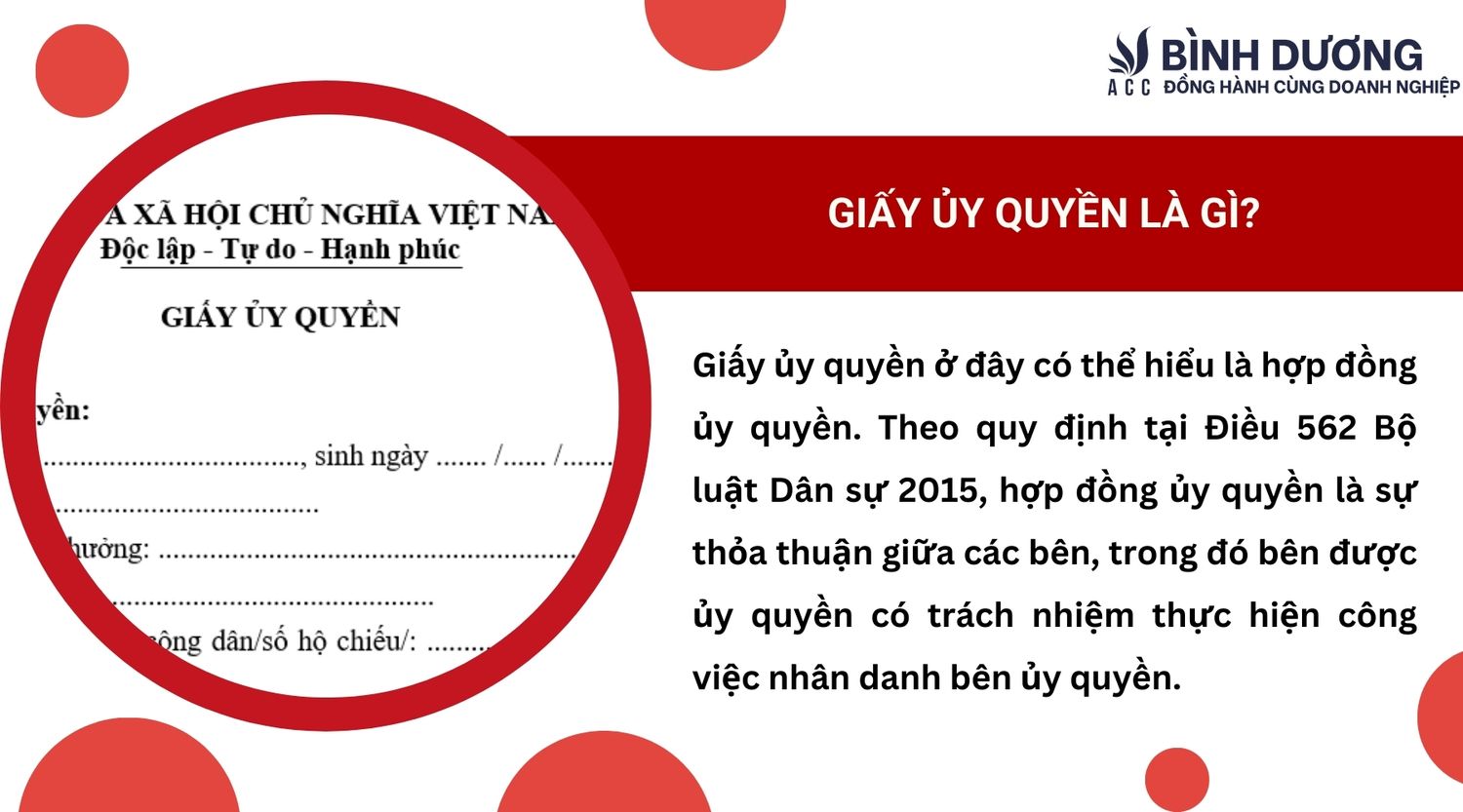 Giấy ủy quyền là gì? 