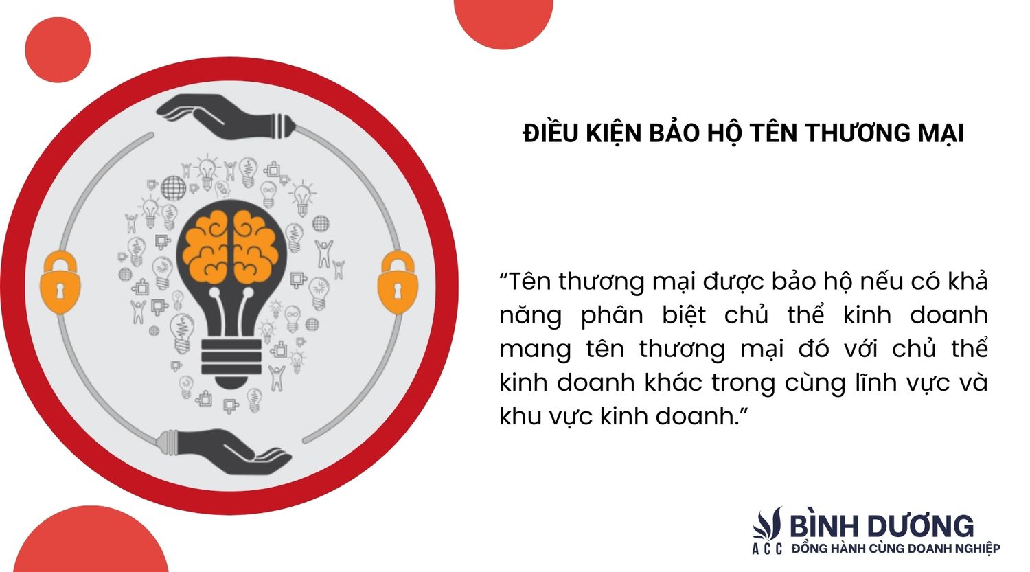 Điều kiện bảo hộ tên thương mại