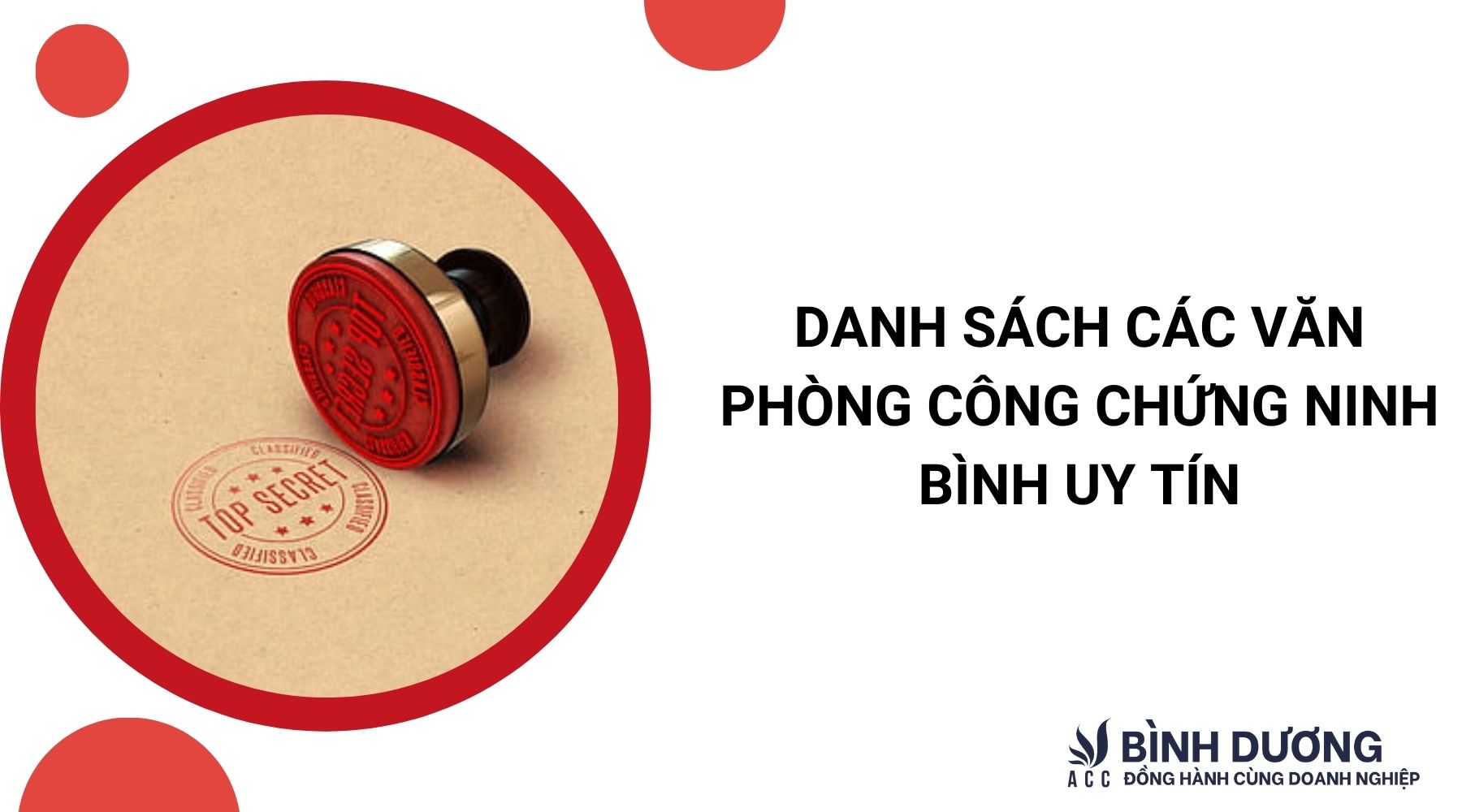Danh sách các Văn phòng công chứng Ninh Bình uy tín