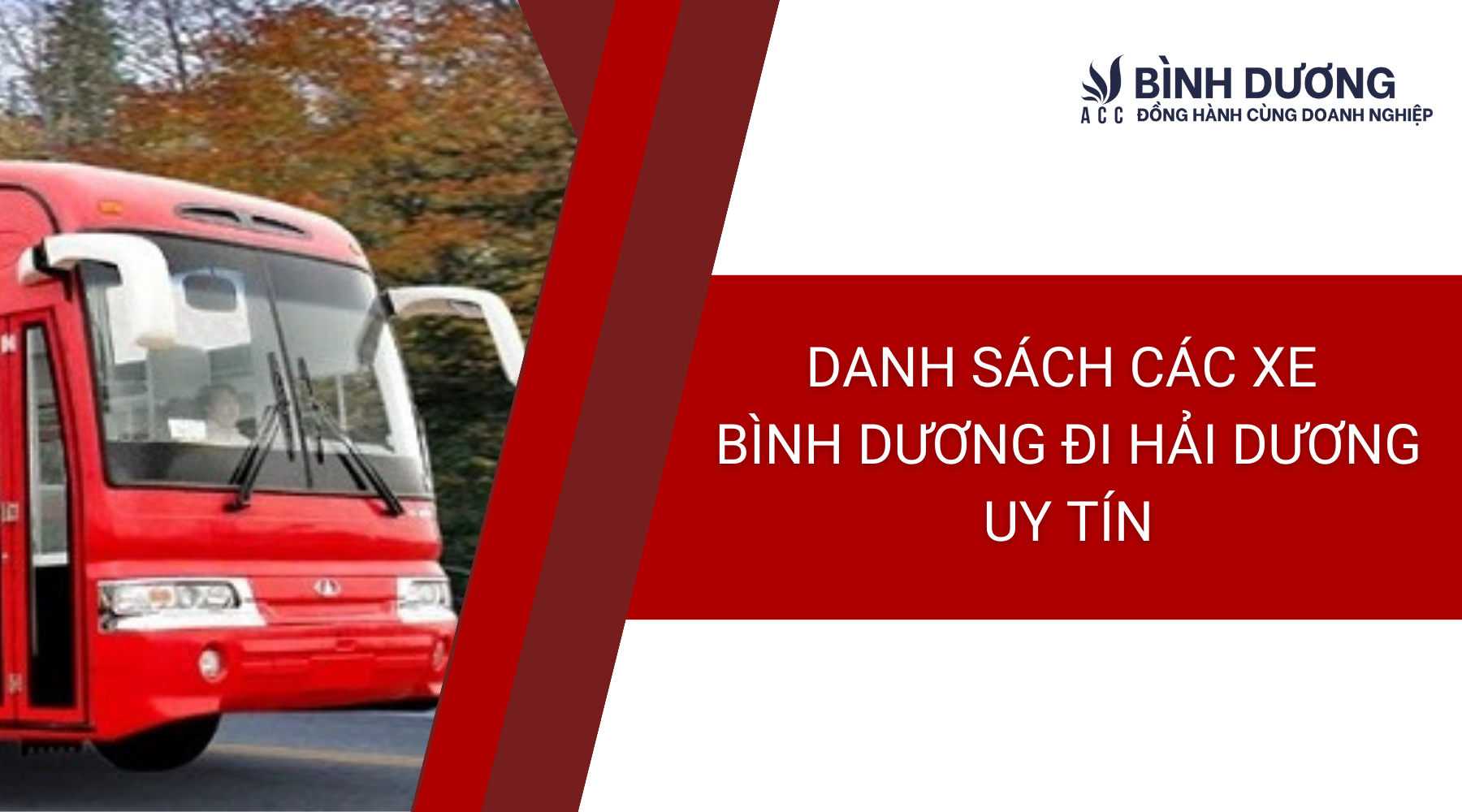 Danh sách các xe Bình Dương đi Hải Dương uy tín