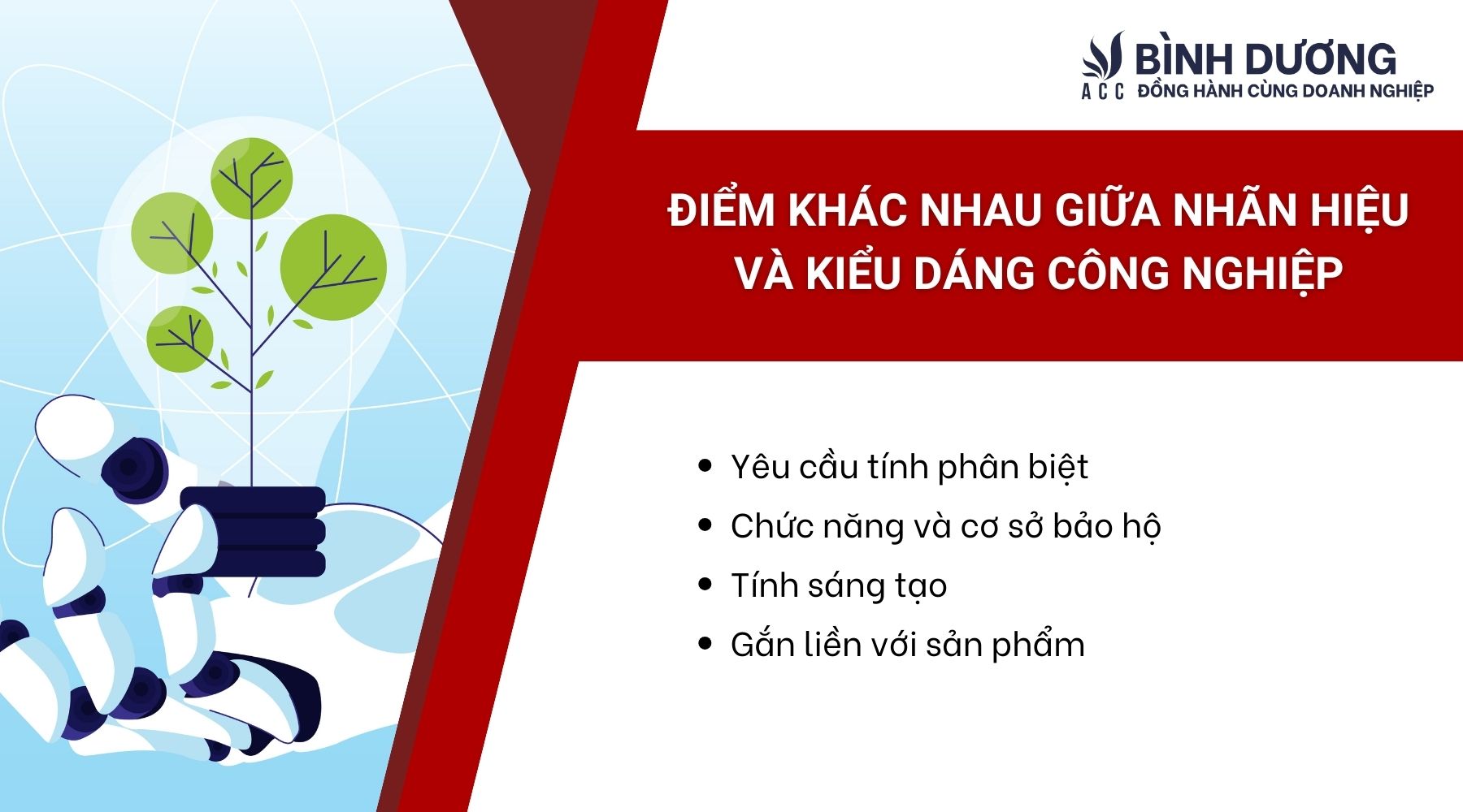 Điểm khác nhau giữa nhãn hiệu và kiểu dáng công nghiệp