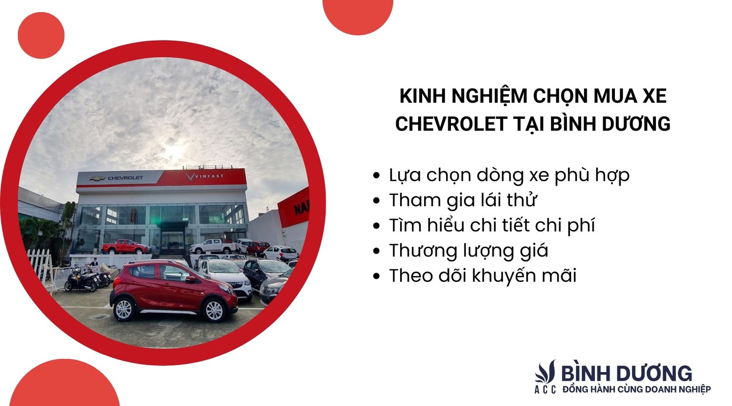 Kinh nghiệm chọn mua xe Chevrolet tại Bình Dương
