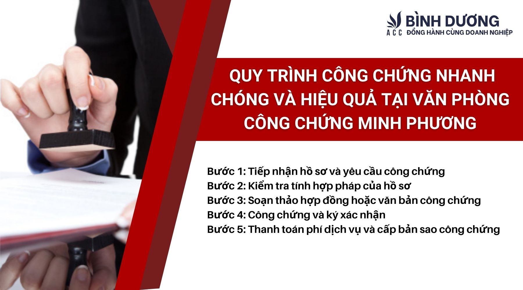 Quy trình công chứng nhanh chóng và hiệu quả tại Văn phòng công chứng Minh Phương