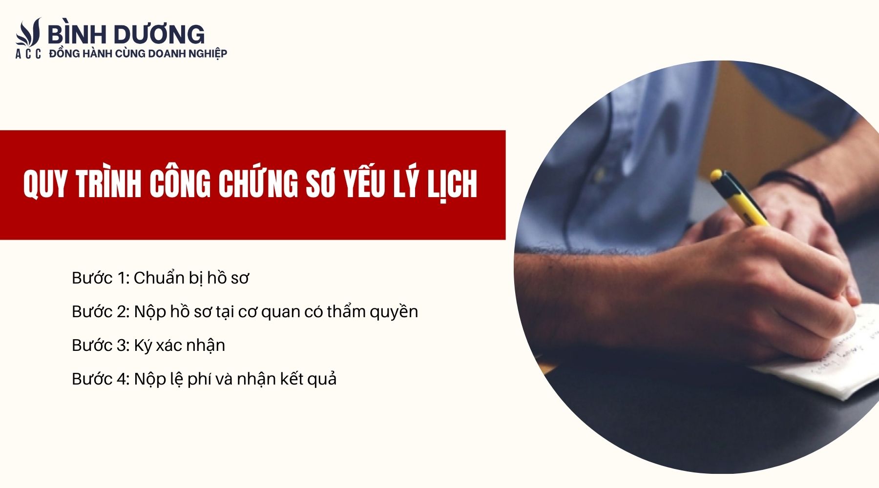 Quy trình công chứng sơ yếu lý lịch 