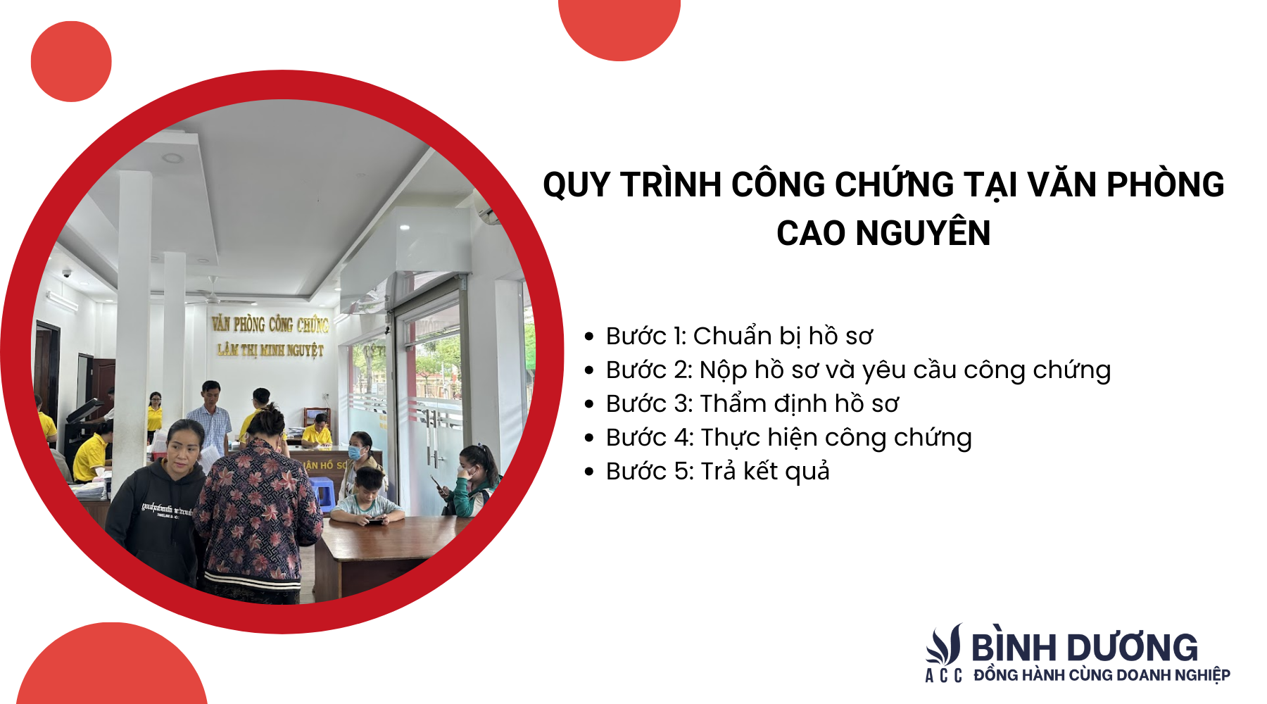 Quy trình công chứng tại văn phòng Cao Nguyên