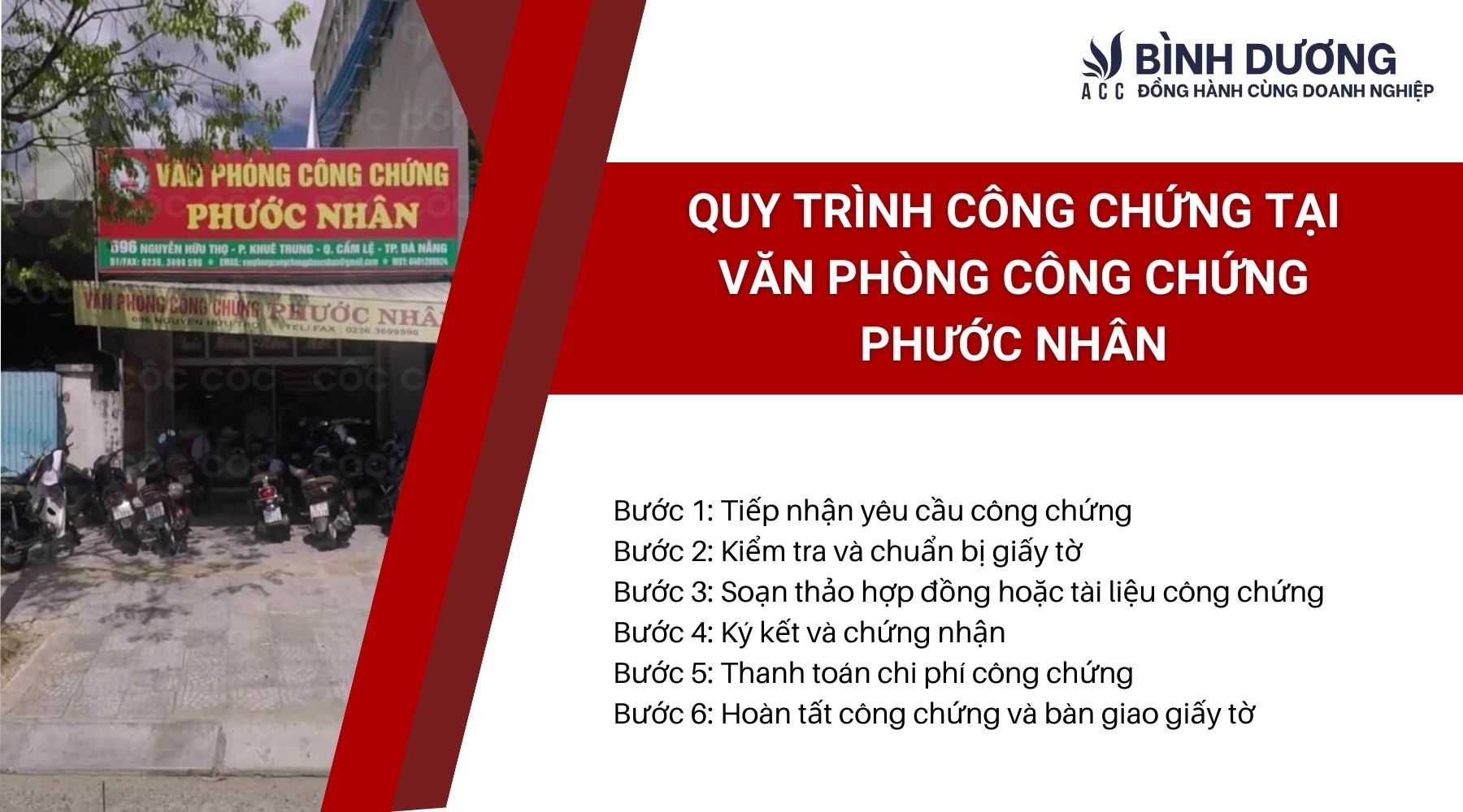 Quy trình công chứng tại văn phòng công chứng Phước Nhân