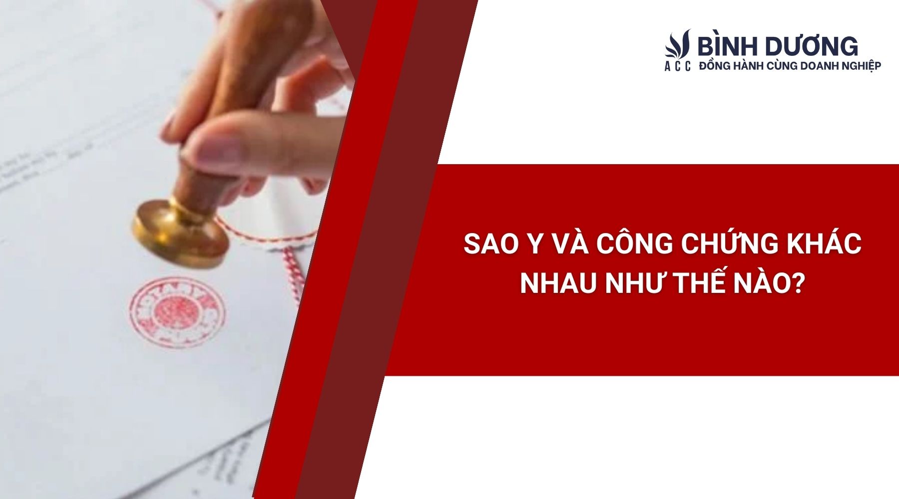Sao y và công chứng khác nhau như thế nào