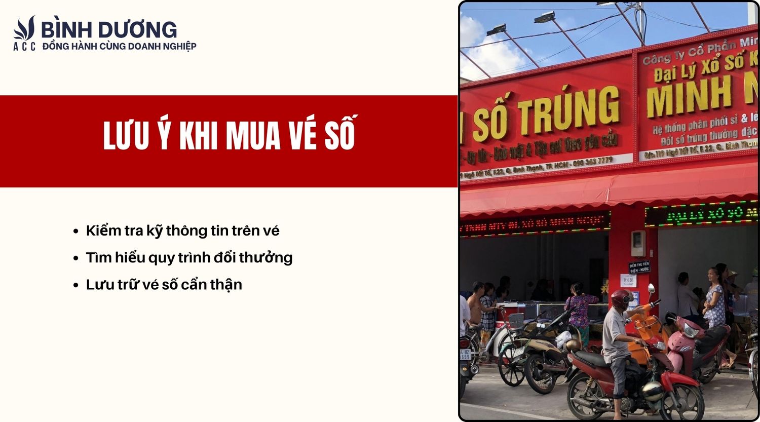 Lưu ý khi mua vé số
