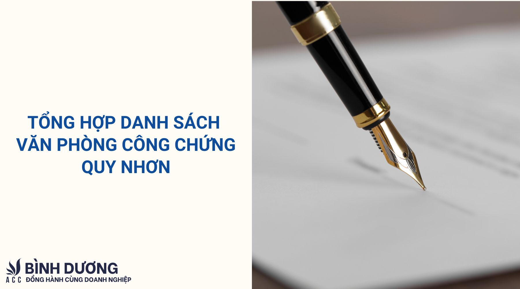 Tổng hợp danh sách văn phòng công chứng Quy Nhơn