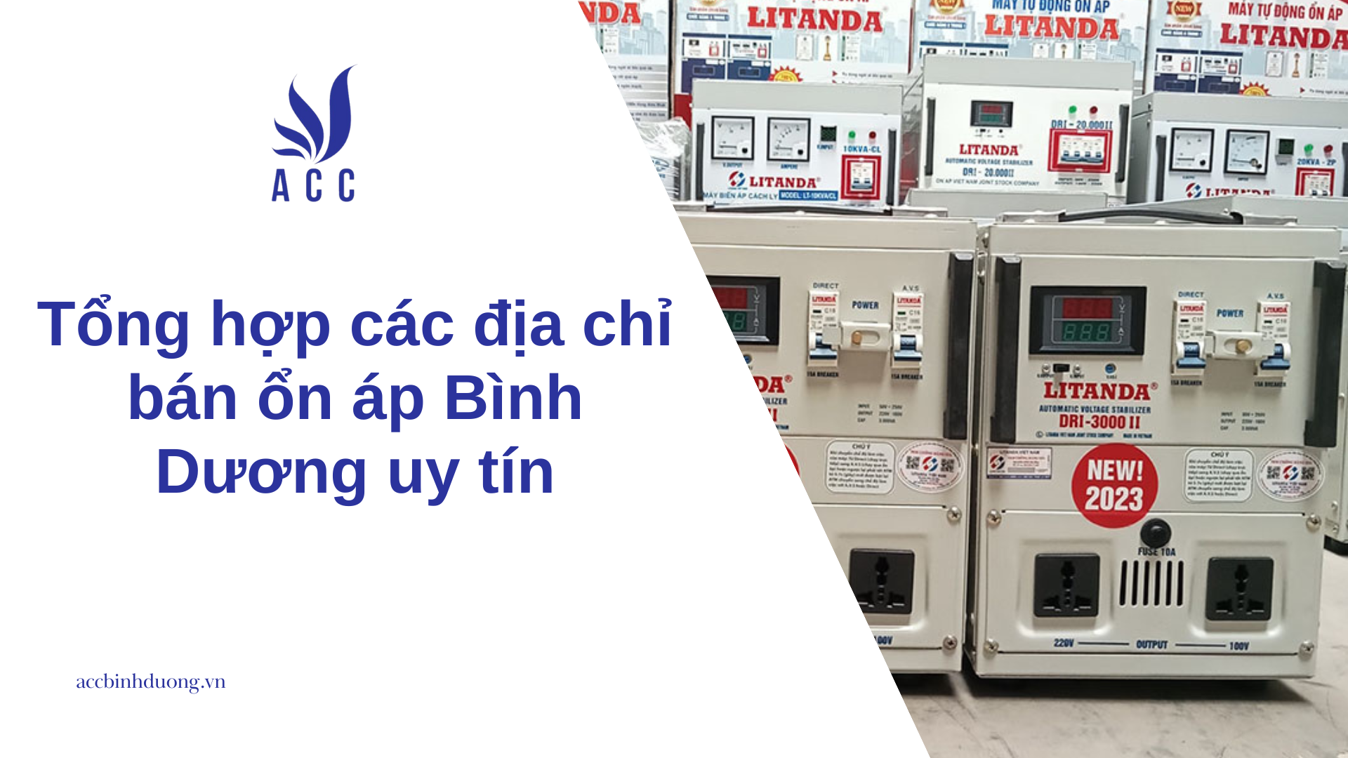 Tổng hợp các địa chỉ bán ổn áp Bình Dương uy tín