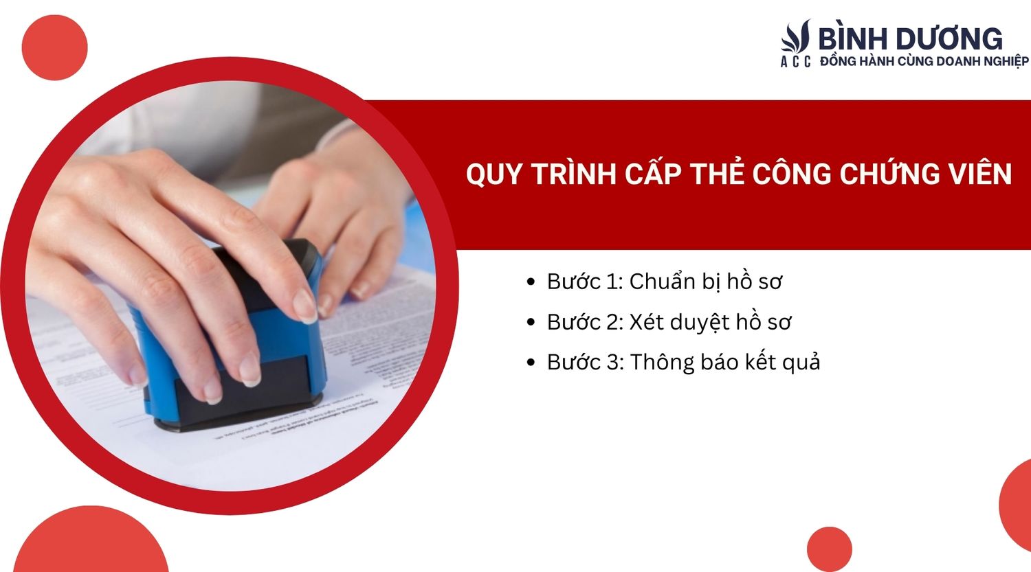 Quy trình cấp thẻ công chứng viên
