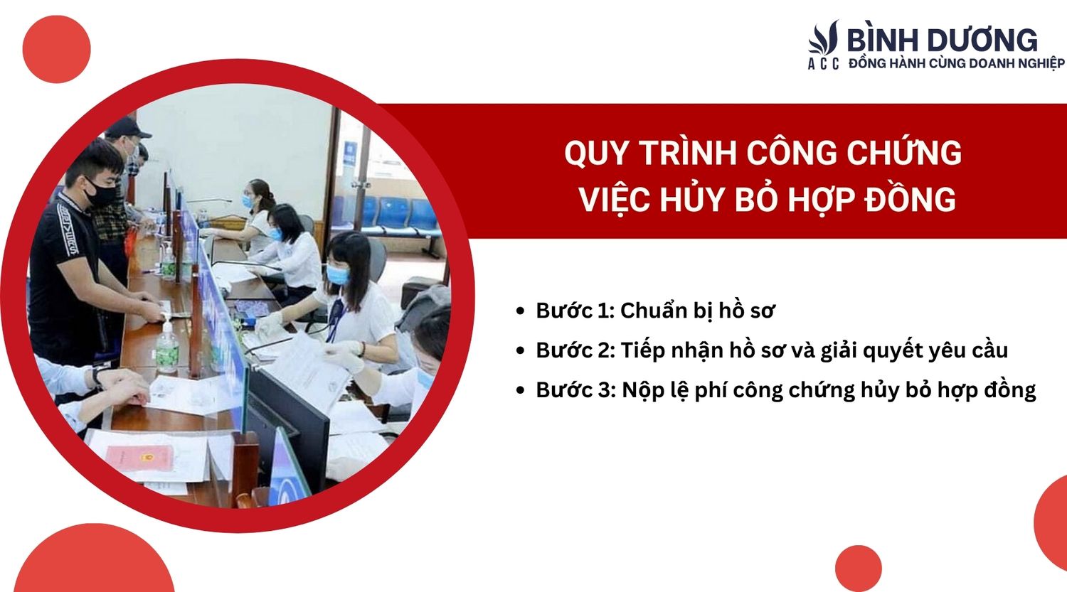 Quy trình công chứng việc hủy bỏ hợp đồng