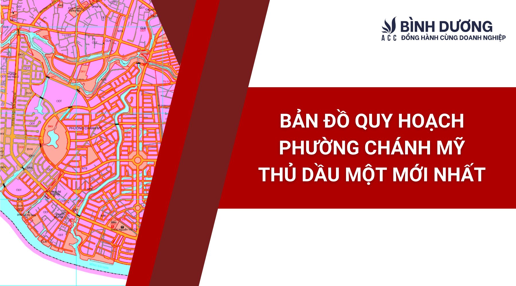 Bản đồ quy hoạch phường Chánh Mỹ Thủ Dầu Một mới nhất