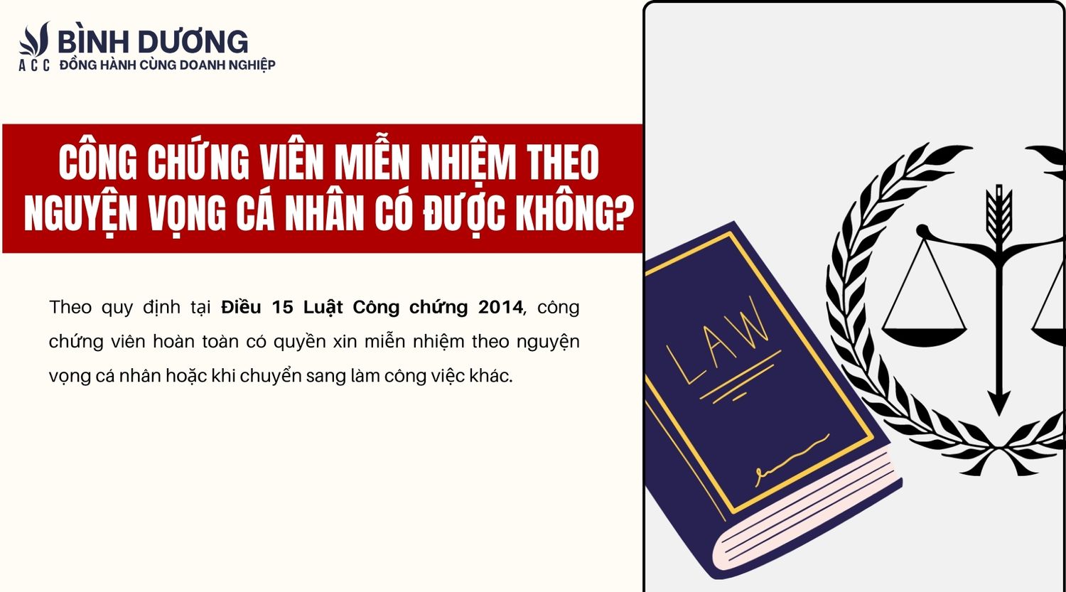 Công chứng viên miễn nhiệm theo nguyện vọng cá nhân có được không?