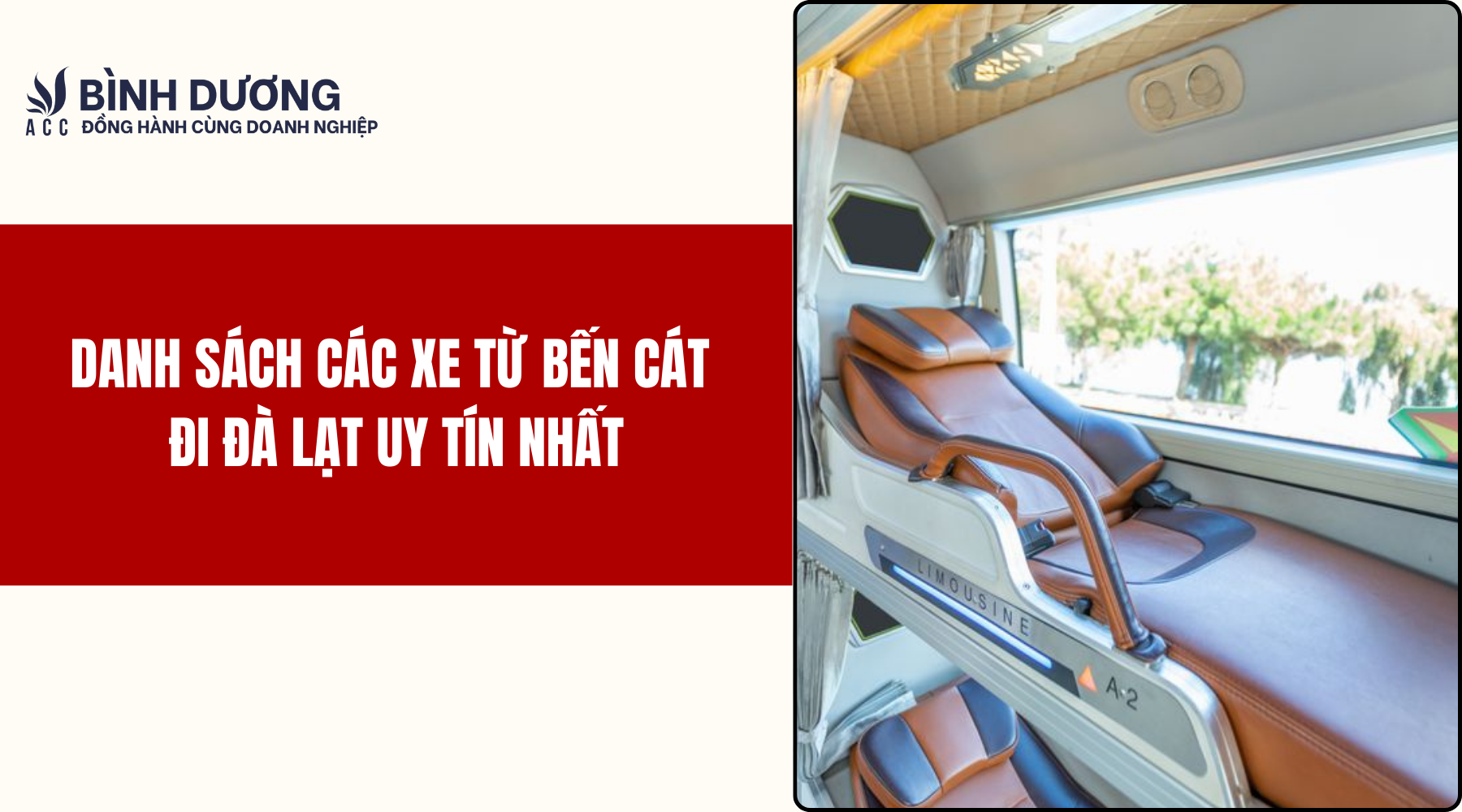 Danh sách các xe từ Bến Cát đi Đà Lạt uy tín nhất