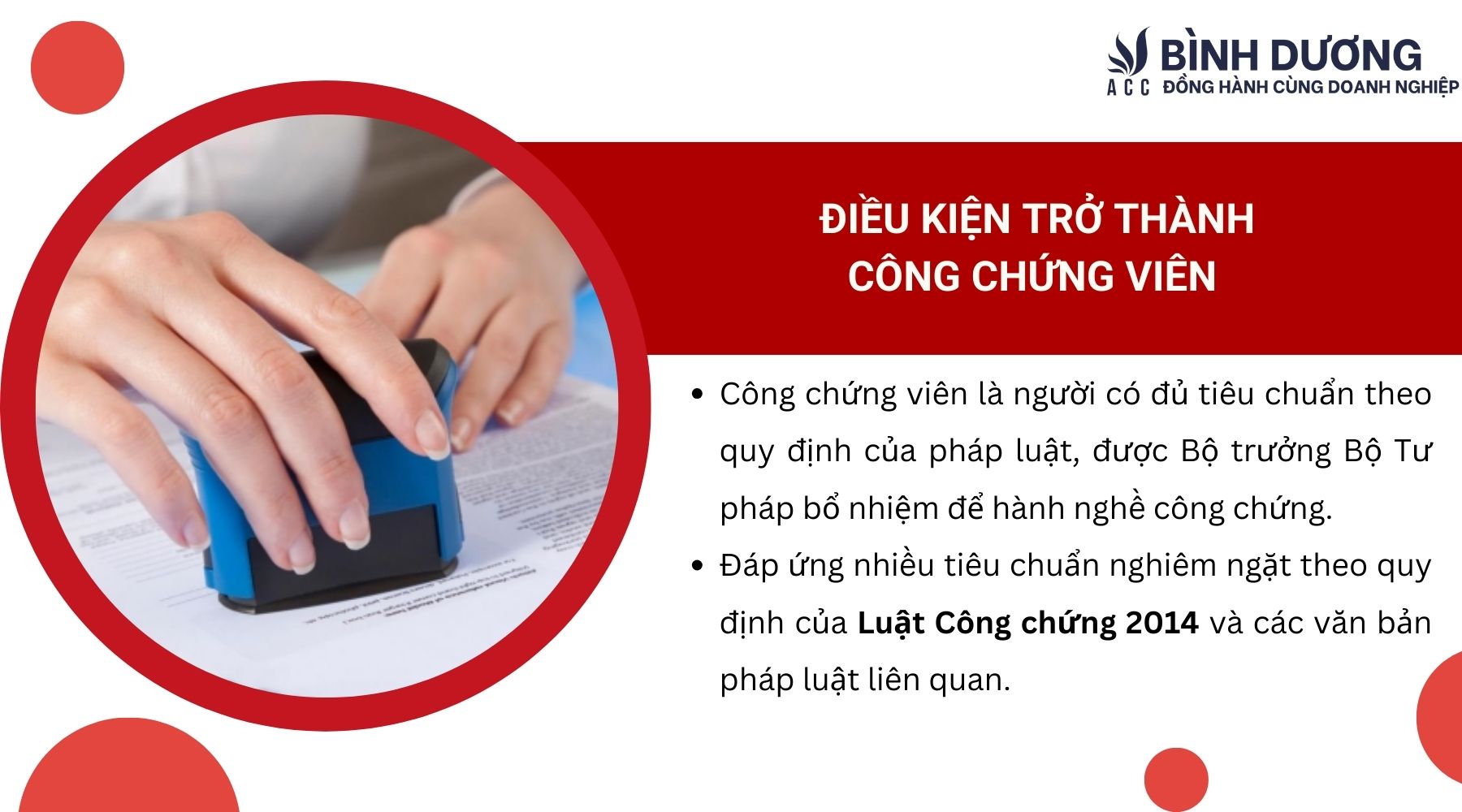 Các điều kiện trở thành công chứng viên là gì?