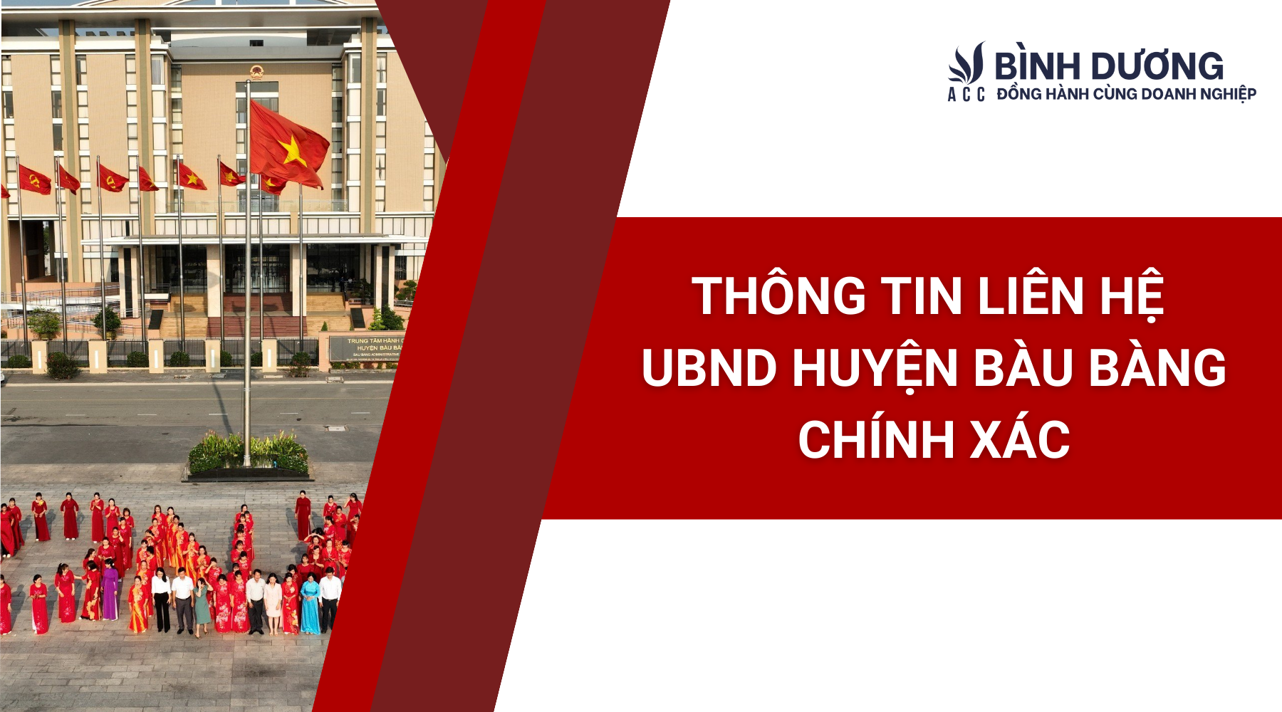 Thông tin liên hệ UBND huyện Bàu Bàng chính xác